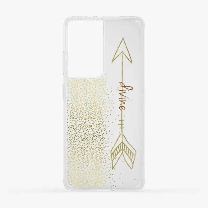 Divine Arrow Clear Phone Case