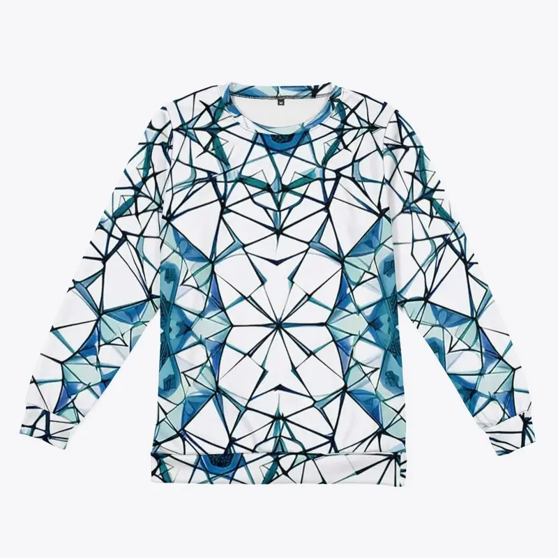 Fractal All-Over Print Sweatshirt