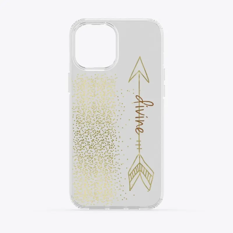 Divine Arrow Clear Phone Case