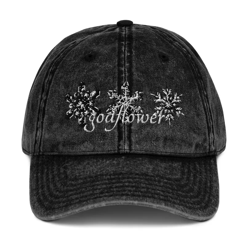 Godflower Denim Ballcap