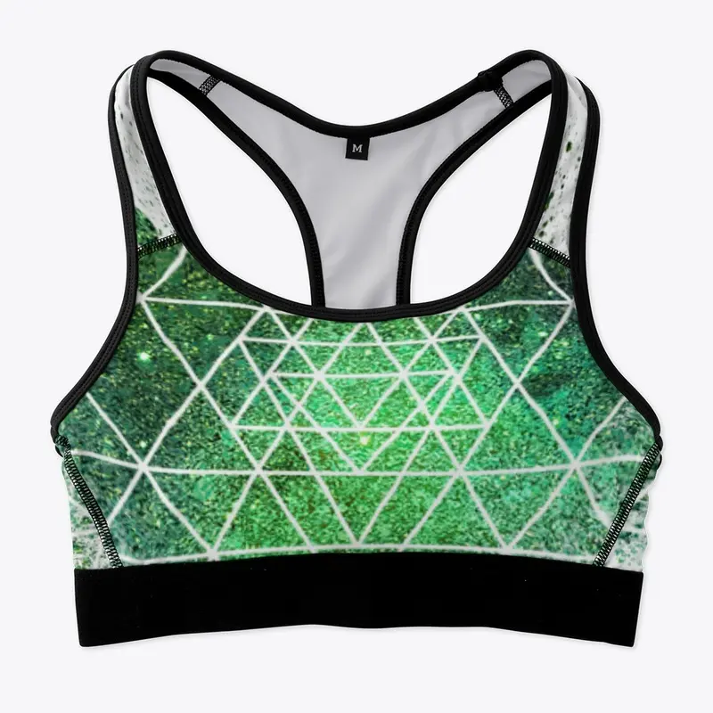 Splash Angle Sports Bra